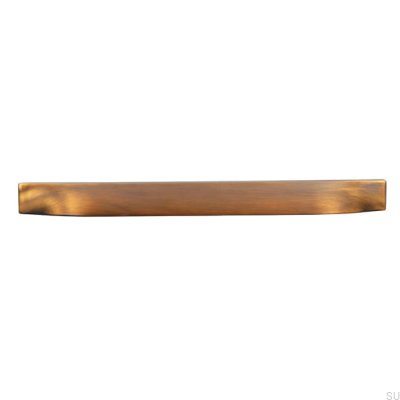 Tirador para mueble rectangular 2447160 Oro envejecido cepillado