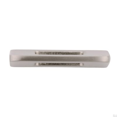 Tirador para mueble alargado 2394 32 Níquel cepillado