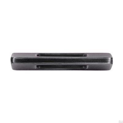Tirador para mueble alargado 2394 32 Plata envejecida cepillada