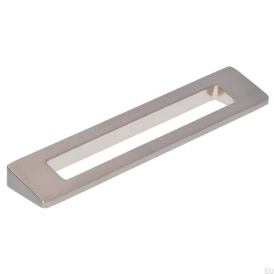 Tirador para mueble alargado 2394 96 Níquel cepillado