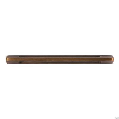 Tirador para mueble alargado 2394 96 Antique Gold Brushed