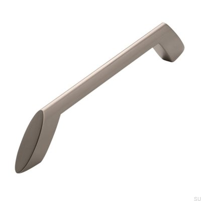 Tirador para mueble alargado 2415 160 Níquel cepillado