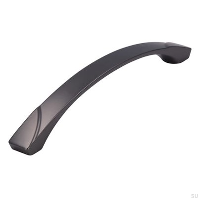 Tirador para mueble rectangular 2414160 Antracita Cepillado