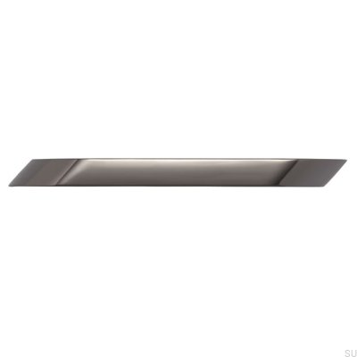 Tirador para mueble rectangular 2381160 Antracita Pulido