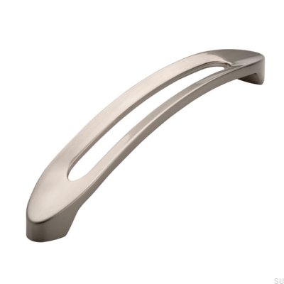 Tirador para mueble alargado 2374 160 Níquel cepillado