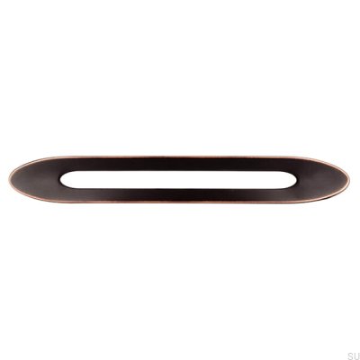 Tirador para mueble alargado 2374160 Negro Cobre Antiguo
