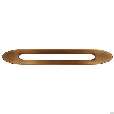 Tirador para mueble rectangular 2374160 Oro envejecido cepillado