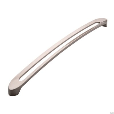 Tirador para mueble alargado 2374 320 Níquel cepillado