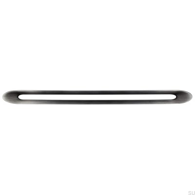 Tirador para mueble rectangular 2374320 Plata envejecida cepillada