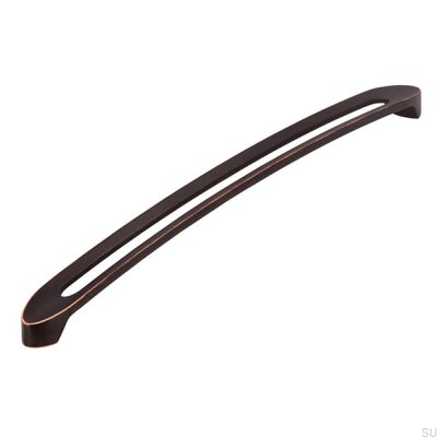 Tirador para mueble alargado 2374320 Negro Cobre Antiguo