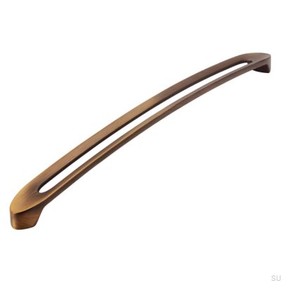 Tirador para mueble alargado 2374320 Antique Gold Brushed