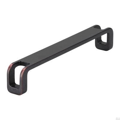 Tirador para mueble alargado 2285160 Negro Cobre Antiguo