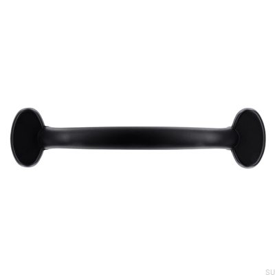 Tirador para mueble rectangular 1534 96 Metal Negro Mat