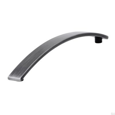 Tirador para mueble rectangular 2084160 Plata envejecida cepillada
