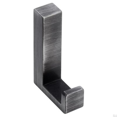 Colgador de pared 2326 32 Plata envejecida cepillada
