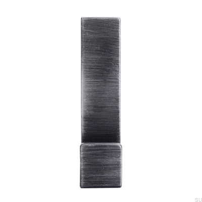Colgador de pared 2326 32 Plata envejecida cepillada