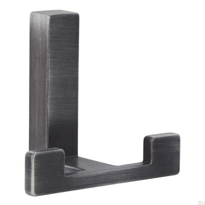 Colgador de pared 2325 32 Plata envejecida cepillada