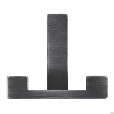 Colgador de pared 2325 32 Plata envejecida cepillada