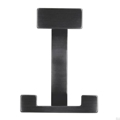 Colgador de pared 2324 32 Plata envejecida cepillada