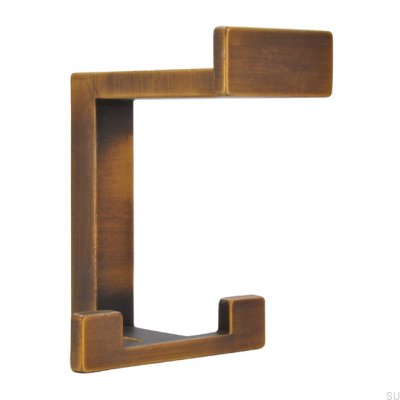 Colgador de pared 2324 32 Oro envejecido cepillado