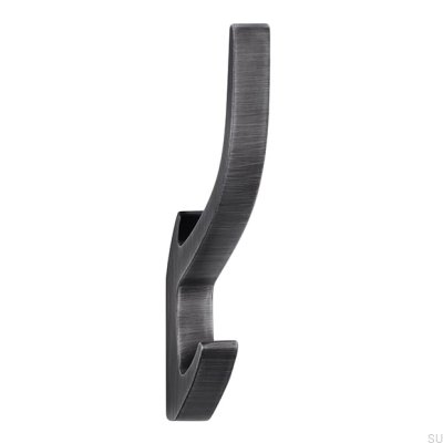Colgador de pared 2432 32 Plata envejecida cepillada