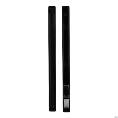 Percha para muebles empotrable 2227 64 Metal Negro Mate