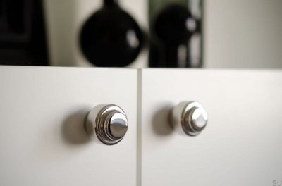 Pomo para mueble Colgador de pared Hip 30 Acero pulido