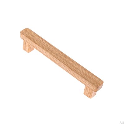 Tirador para mueble rectangular Just One 128 - Madera - Óleo Incoloro Semimate