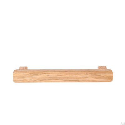 Tirador para mueble rectangular Just One 128 - Madera - Óleo Incoloro Semimate
