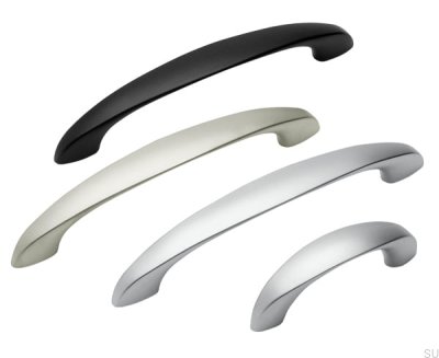 Tirador para mueble alargado 0033128 Níquel cepillado