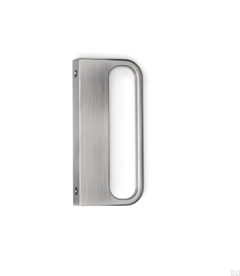 Tirador para mueble Rim, níquel cepillado