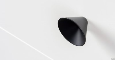 Pomo para mueble Conic 29 Metal Negro Mate