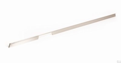 Tirador para mueble longitudinal Rail 1120 Aluminio Plata Cepillado (izquierda)