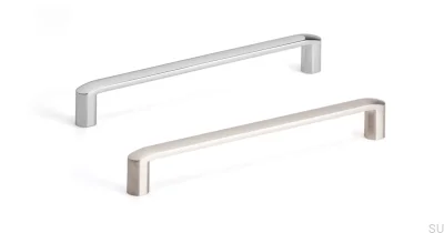 Tirador para mueble alargado Roma 192 Oro cepillado