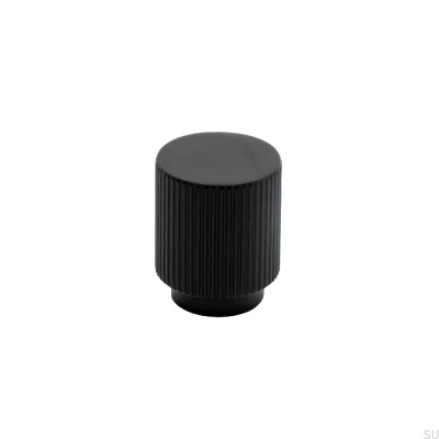Pomo para mueble Helix Stripe 38, metal negro