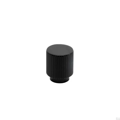 Pomo para mueble Helix Stripe 30 Metal Negro