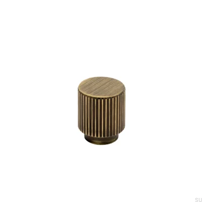 Pomo para mueble Helix Stripe 30 Bronce Antiguo