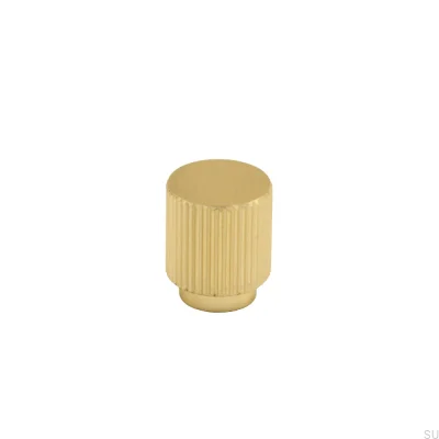 Pomo para mueble Helix Stripe 30 Oro Cepillado