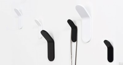 Colgador de Pared Tik 25 Aluminio Negro Mate Eco