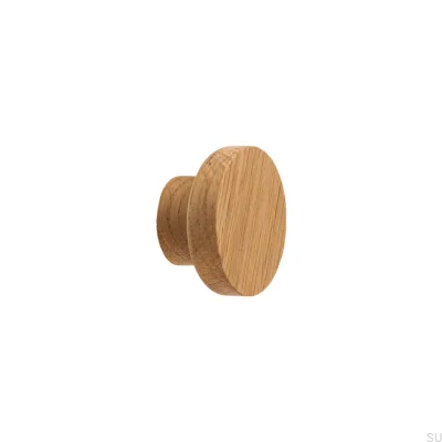 Pomo para mueble Basic Wooden Oak 25 - 55 Incoloro Semimate