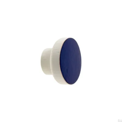 Pomo para mueble Simple Blanco 40 Madera Esmaltada Ultramar