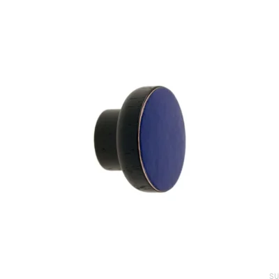 Pomo para mueble Simple Negro 40 Madera Esmaltada Ultramar