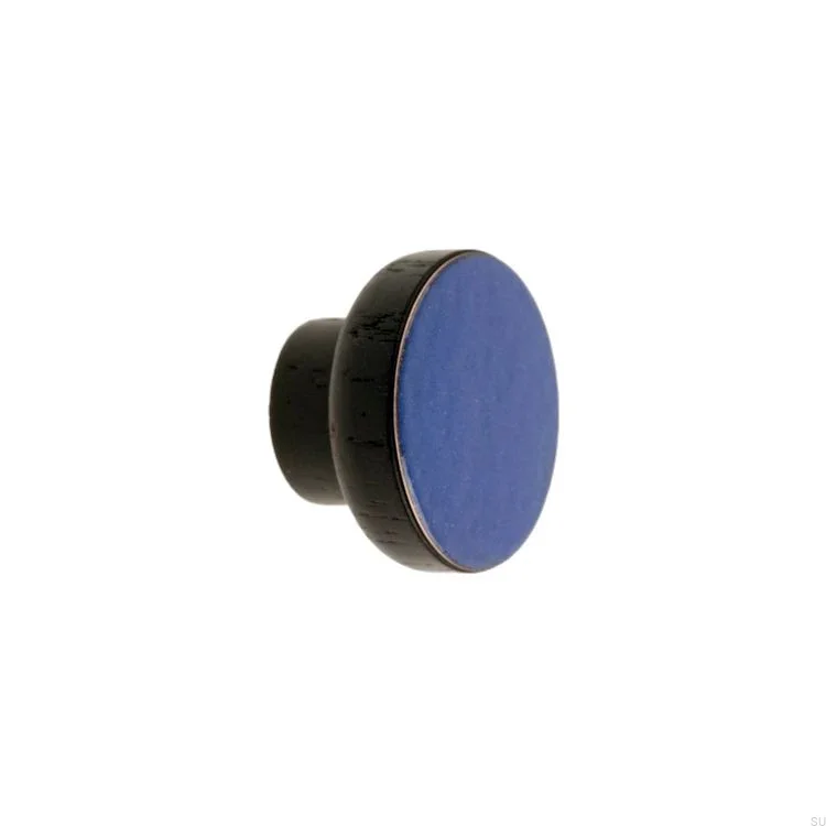 Galki do mebli SIMPLE BLACK - niebieski cieply  - DOT Manufacture.webp