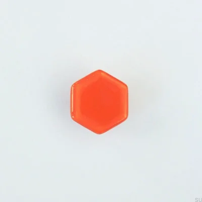 Pomo para mueble hexagonal Glass Carrot
