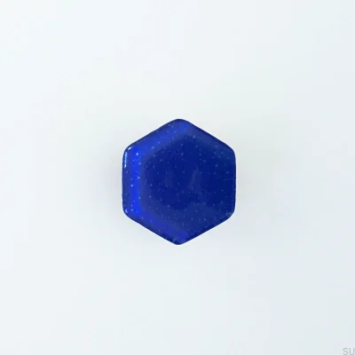 Pomo para mueble hexagonal Vidrio Ultramar