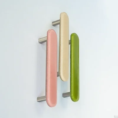 Tirador para mueble vidrio 128 redondo Miel