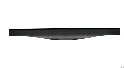 Tirador para mueble Edge Noma 0254 256 Aluminio Negro Cepillado
