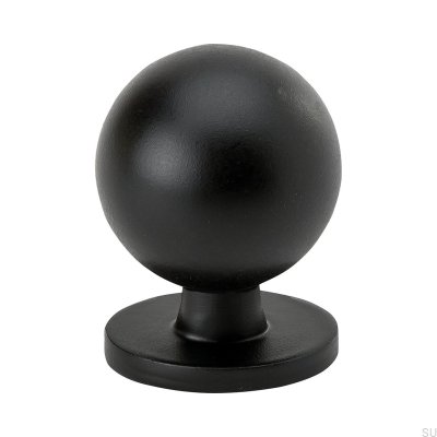 Pomo para muebles Solliden Metal Negro Mate