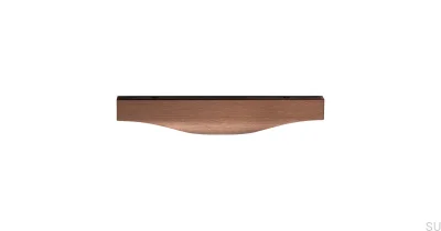 Noma 0254 128 Tirador para mueble canto Bronce Antiguo