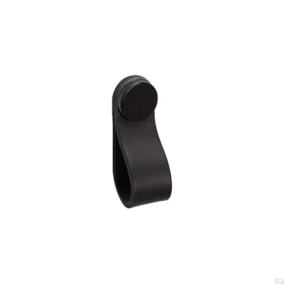 Tirador para mueble Flexa 70 Cuero Negro